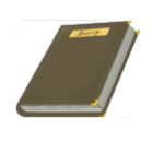 closed diary clipart from OpenClipArt