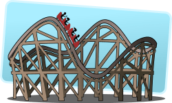 little rollercoaster from OPenClipArt