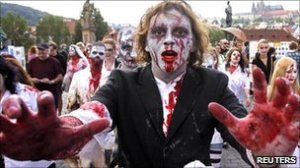 Picture of zombies in Leicester