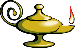 OpenCLipArt - Magic lamp