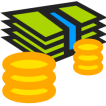 openclip art - money, notes and coins