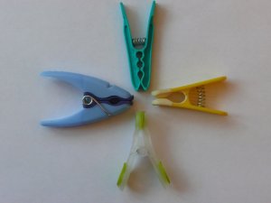 another selection of plastic pegs