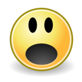 gasping/shocked/surprised face OpenClipArt