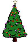 clip art christmas tree from OpenClipArt