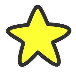 one gold star