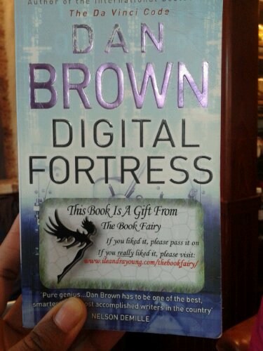 Digital Fortress with Book Fairy Sticker in place