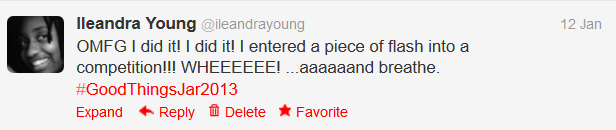 snippet from my twitter feed on Jan 12 2013