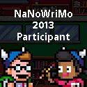 NaNoWriMo 2013 Participant Button