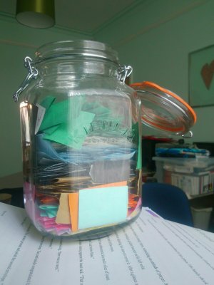 my good things jar (2013) up to October