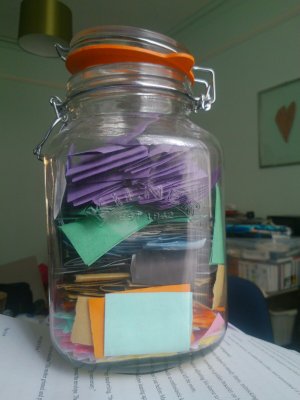 my good things jar as of the end of November 2013