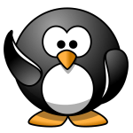 waving penguin from open clipart