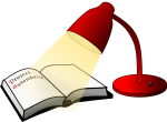 book and reading light form openclipart.com