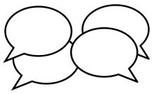 speech bubbles from openclipart