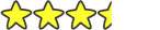 3.5 star rating