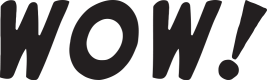 Wow in big letters