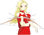 elf with bow an darrow