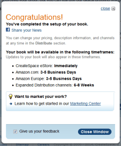 MEOTFS Complete dialogue box