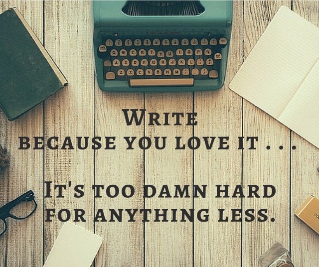 write because you love it meme